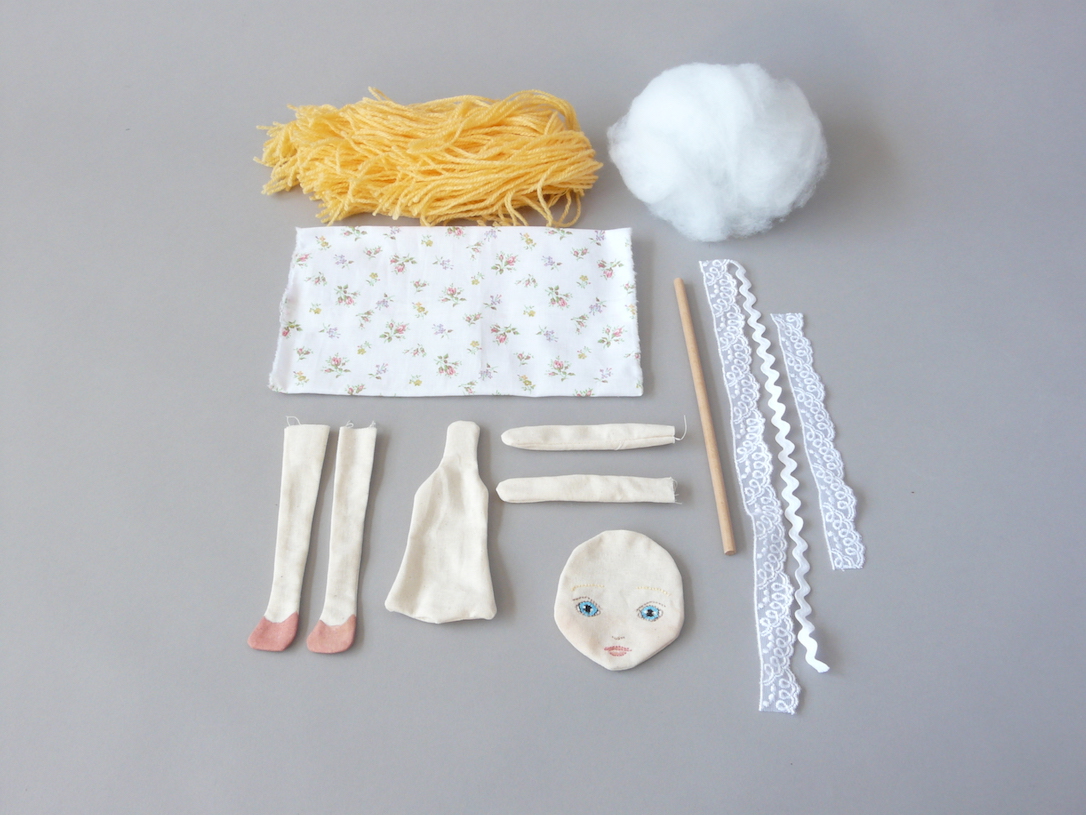 Kit De Couture Poupée DIY - 30 Cm - Tissu Et Accessoires Inclus - Idée Cadeau Créative Pour Adultes Et Enfants - 3
